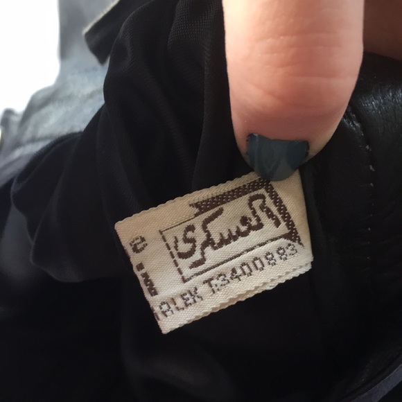 Vintage Genuine Leather Skirt - Picture 5 of 6